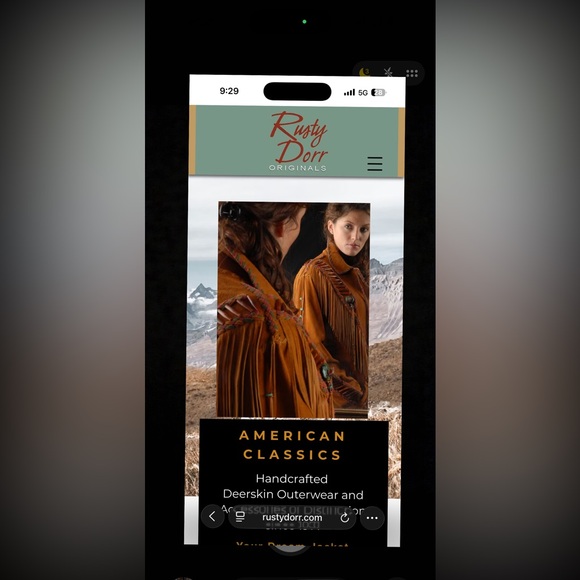 Fringed tan leather rusty dorr Jacket - Picture 15 of 15